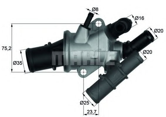 Автомобільний термостат Fiat Punto II хетчбек (188) (1999 - 2012) ціна, від 19.00 USD